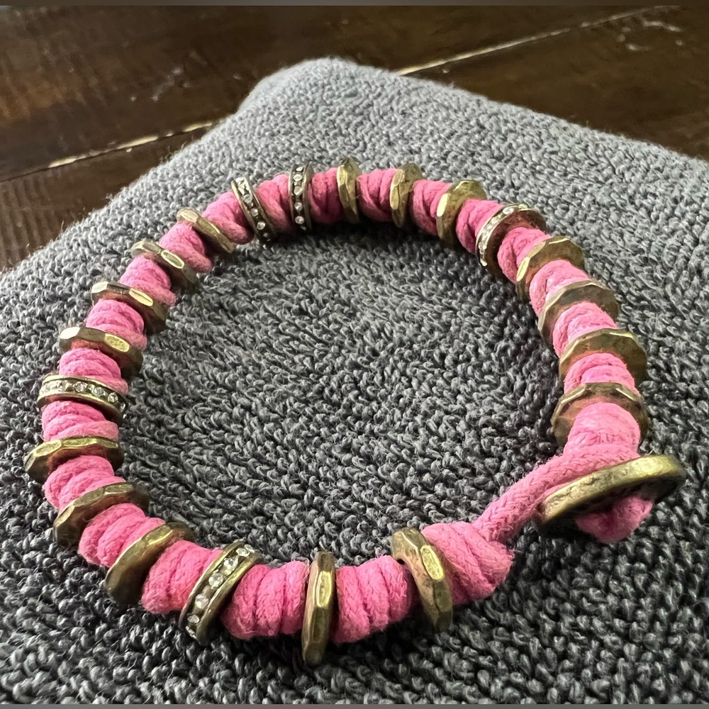 Fossil Pink and Gold Bracelet